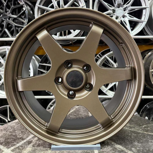 17 inç 5x114.3 Volk T37 Mat Bronz Jant Modeli (4 Adet)