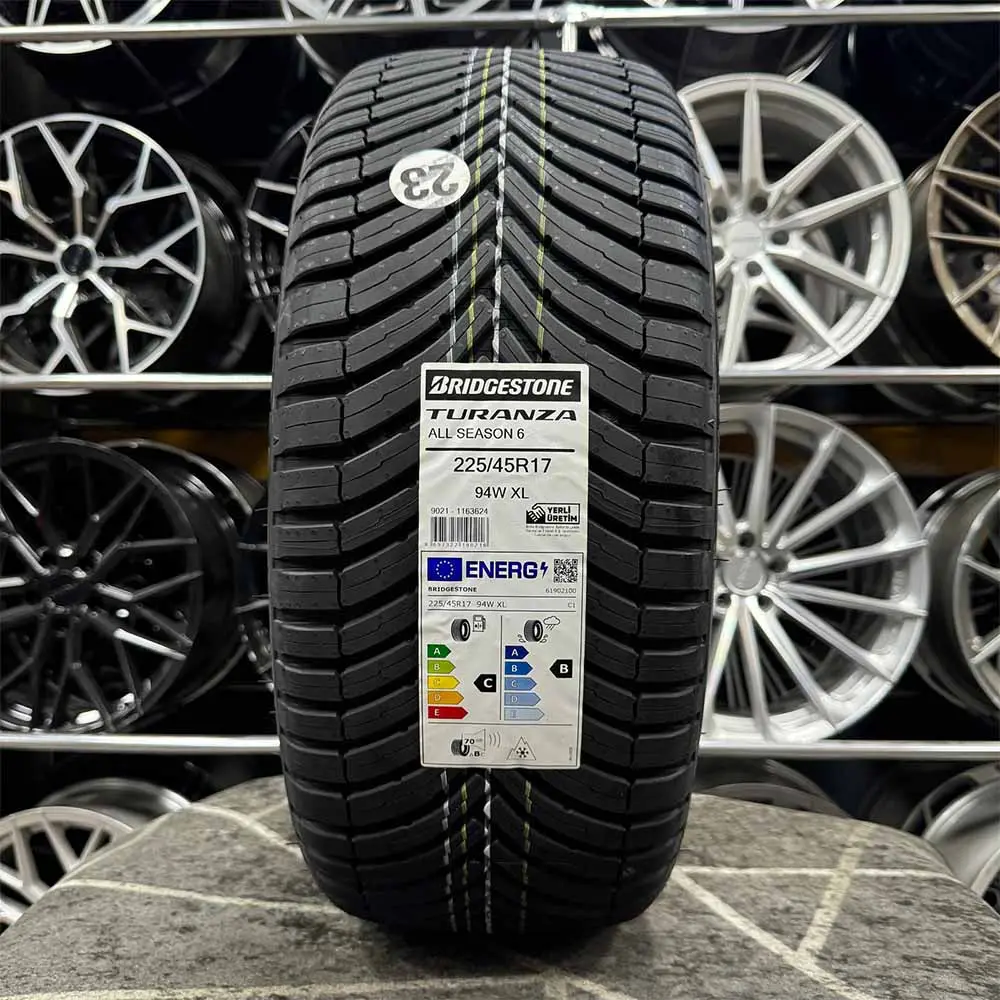 225/45 R17 94W XL Bridgestone Turanza All Season 6 Yazlık Lastik 2025 Üretim 225/45 R17 94W XL Bridgestone Turanza All Season 6 Yazlık Lastik 2025 Üretim