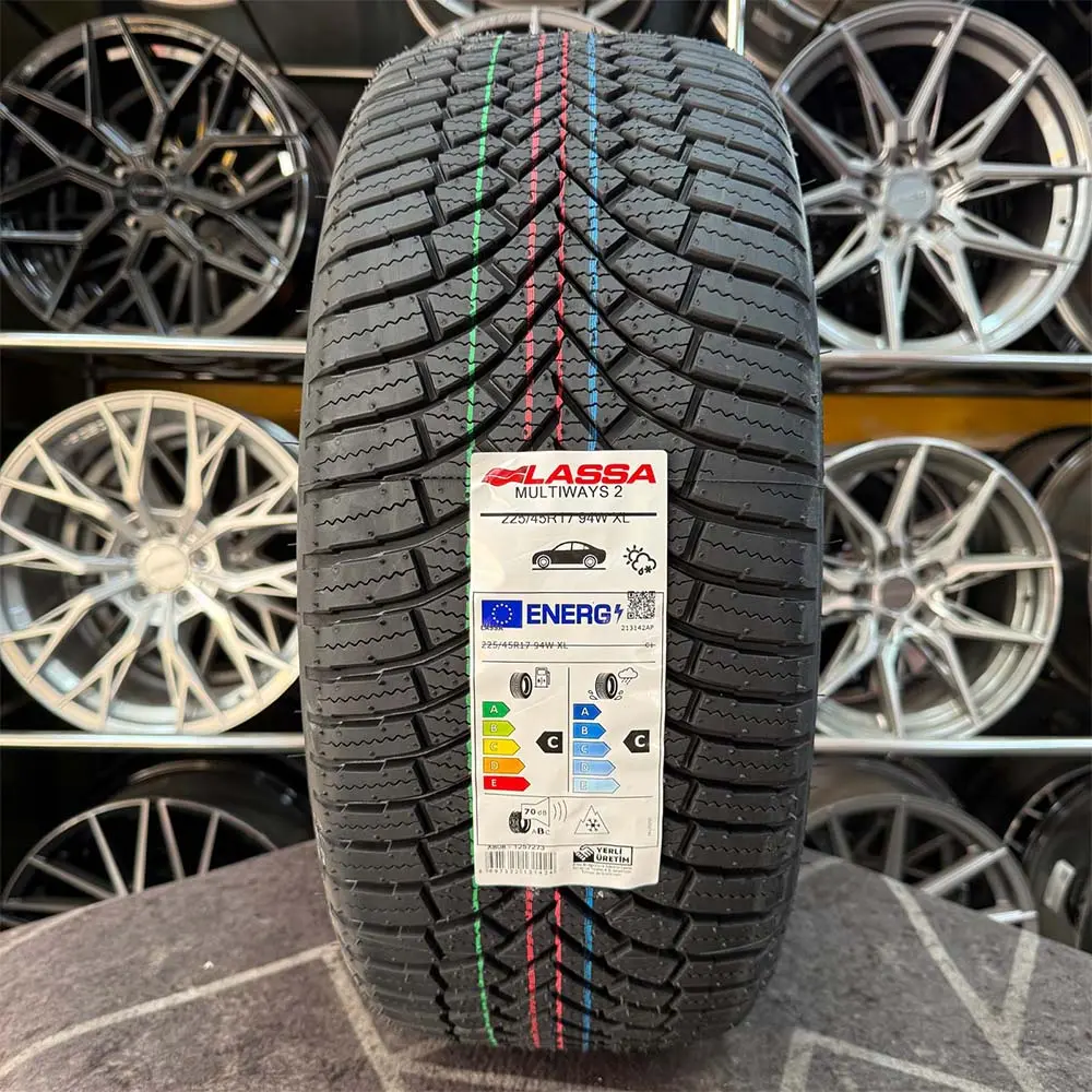 225/45 R17 94W XL Lassa Multiways 2 4 Mevsim Lastik 2025 Üretim 225/45 R17 94W XL Lassa Multiways 2 4 Mevsim Lastik 2025 Üretim