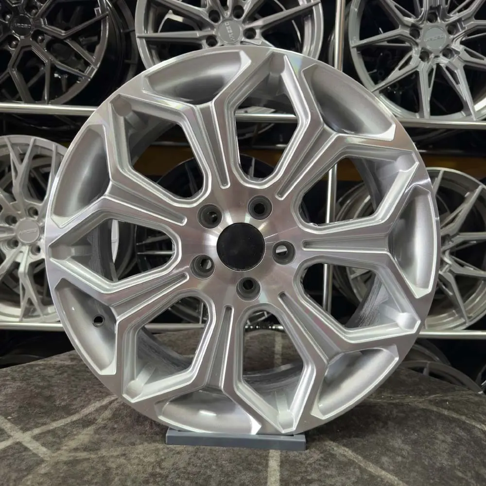 17 inç 5x108 Ford Gümüş Elmas Kesim Jant Modeli (4 Adet)