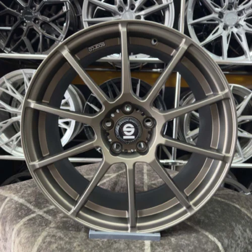 18 inç 5x100 Sparco Asetto Gara Bronz Jant Modeli (4 Adet)