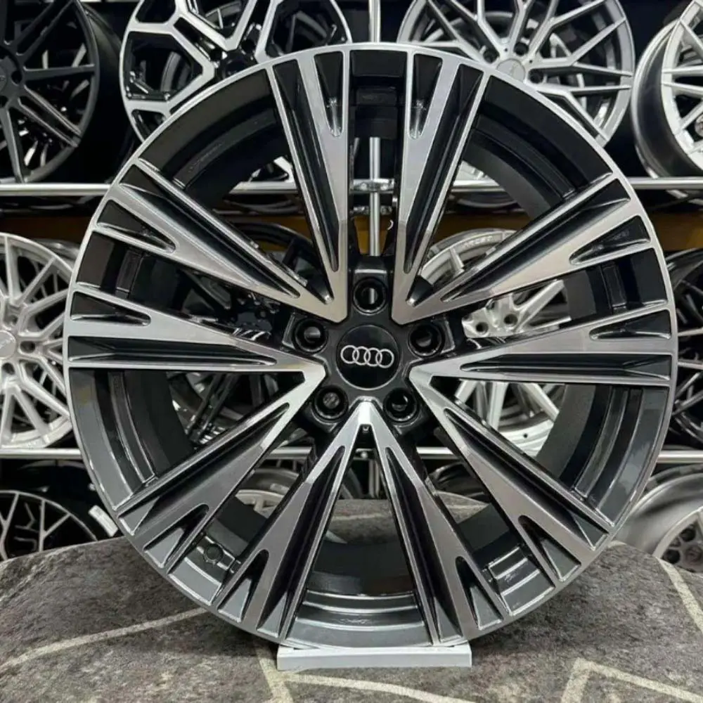 18 inç 5x112 Audi Gun Metal Elmas Kesim Jant Modeli (4 Adet) 18 inç 5x112 Audi Gun Metal Elmas Kesim Jant Modeli (4 Adet)