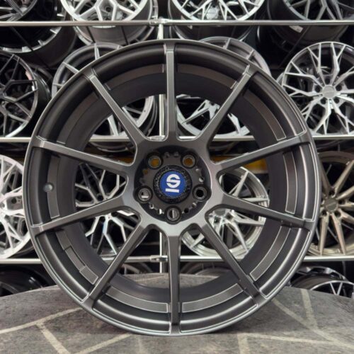 18 inç 5x112 Sparco Asetto Gara Gun Metal Jant Modeli (4 Adet)