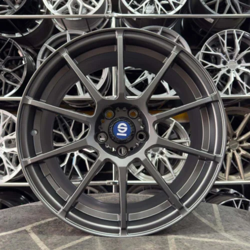 18 inç 5x112 Sparco Asetto Gara Gun Metal Jant Modeli (4 Adet)