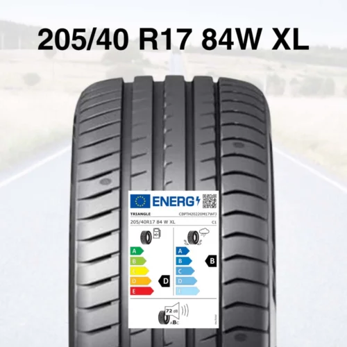 205/40 R17 84W XL Triangle EffeXSport TH202 Yazlık Lastik 2024 Üretim