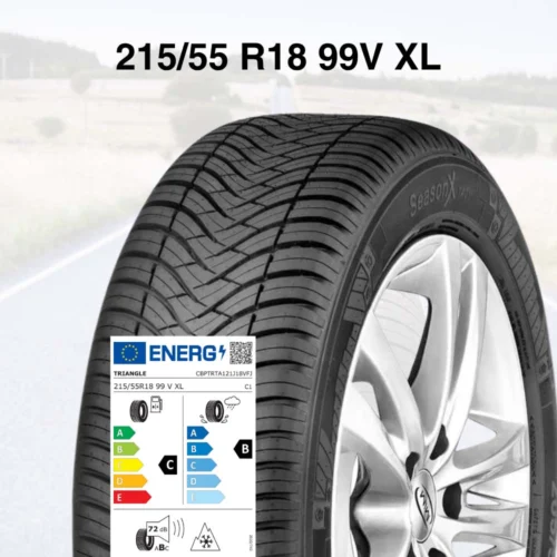 215/55 R18 99V XL Triangle Season X TA01 4 Mevsim Lastik 2024 Üretim