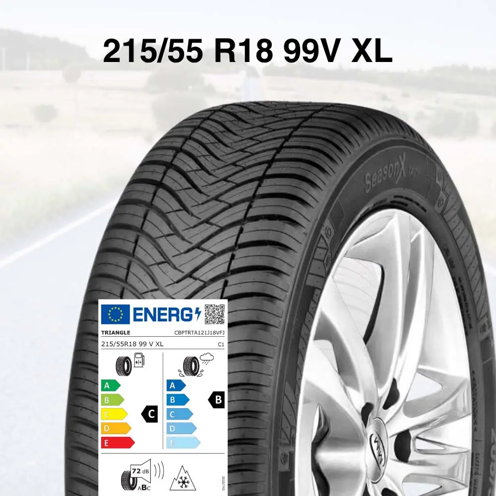 215/55 R18 99V XL Triangle Season X TA01 4 Mevsim Lastik 2024 Üretim