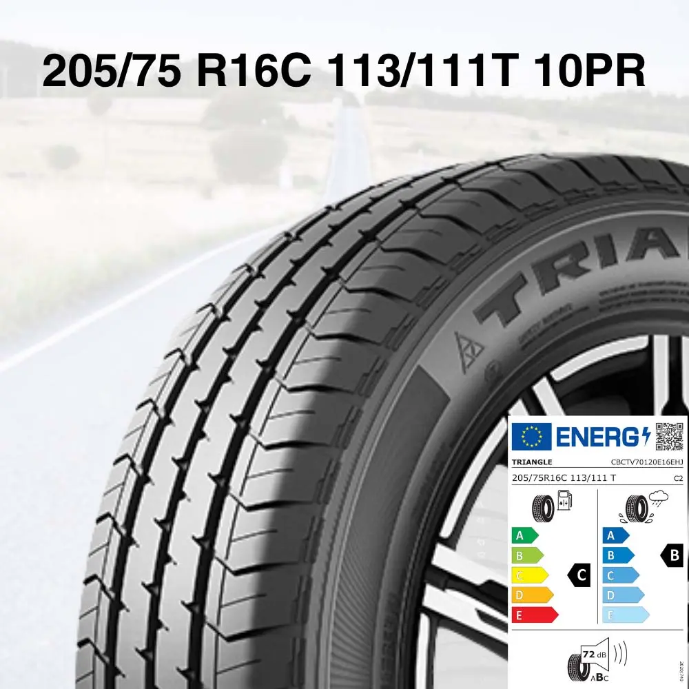 205/75 R16 C 113/111T 10PR Triangle Connex Van TV701 Yazlık Lastik 2024 Üretim