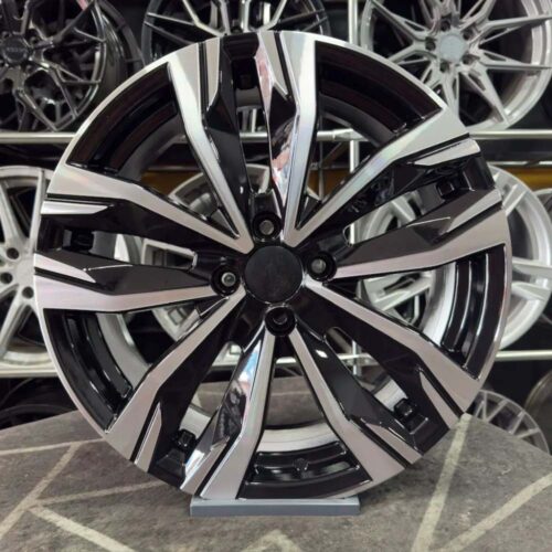 15 inç 4x100 Clio Symbol İ20 Linea Getz Uyumlu Siyah Elmas Kesim Jant Modeli (4 Adet)