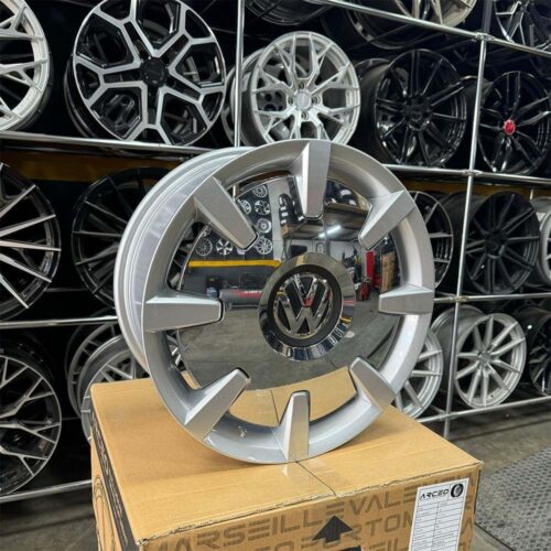 16 inç 4x108 Beetle Disc Fiesta Courier Uyumlu Gümüş Jant Modeli (4 Adet)