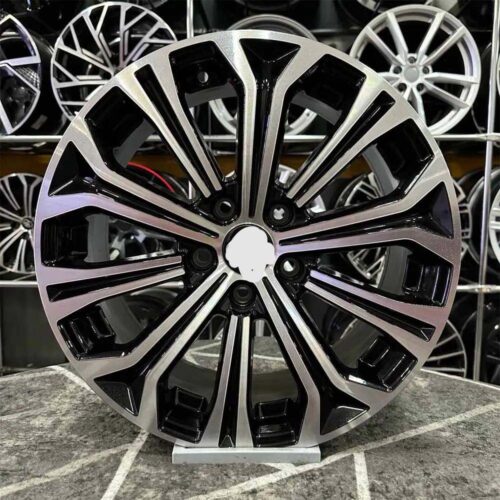 16 inç 5x108 Focus Tourneo Partner Rifter Berlingo Combo Uyumlu Siyah Elmas Kesim Jant Modeli (4 Adet)