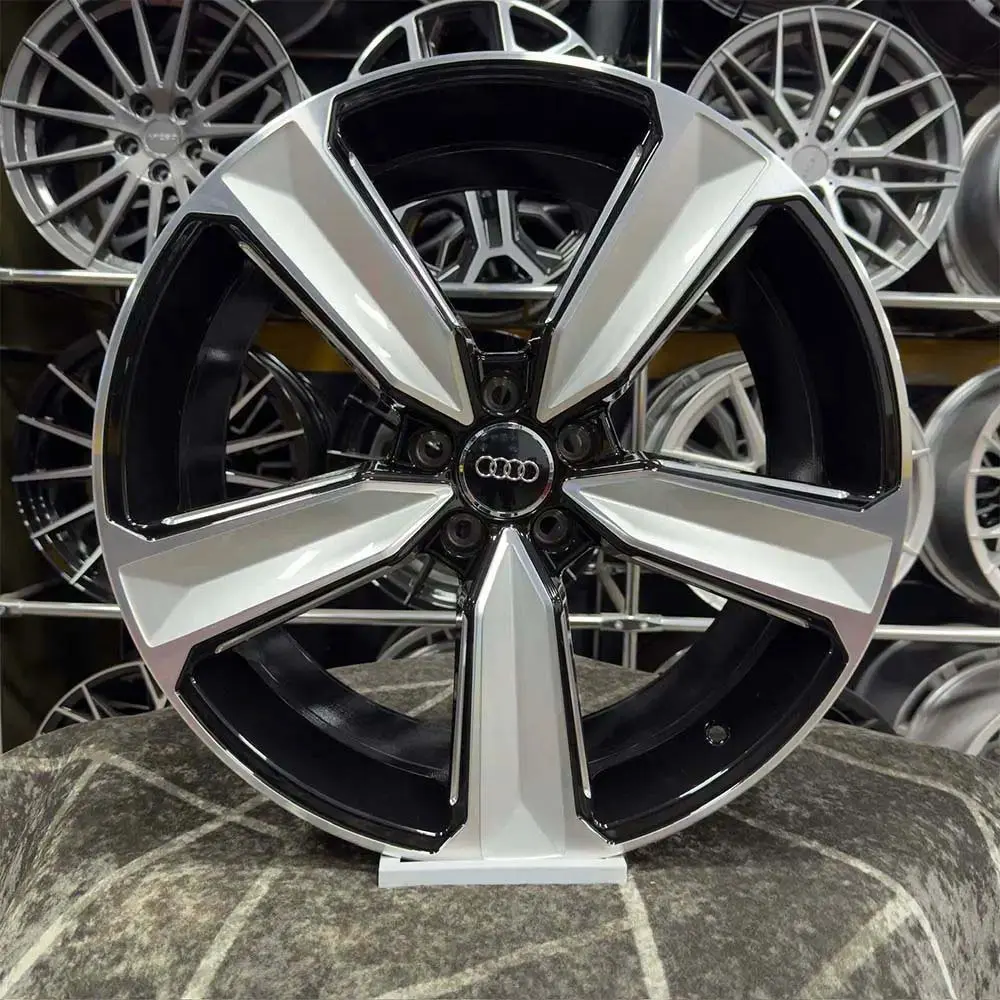 16 inç 5x114.3 Babayaga Megane Fluence İ30 Civic Uyumlu Siyah Elmas Kesim Jant Modeli (4 Adet)
