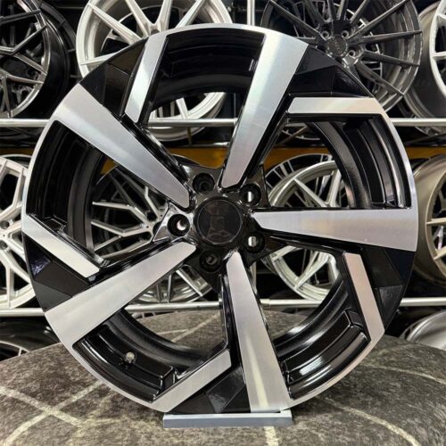 17 inç 5x114.3 Qashqai Uyumlu Siyah Elmas Kesim Jant Modeli (4 Adet)