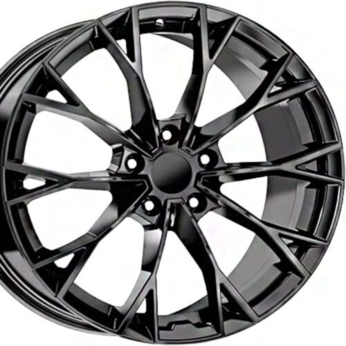 18 inç 5x112 A3 A4 Golf Jetta Octavia Passat Caddy Uyumlu Siyah Jant Modeli (4 Adet)