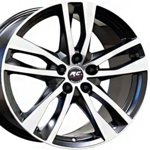 19 inç 5x112 Audi S Line A4 A5 A6 Uyumlu Siyah Elmas Kesim Jant Modeli (4 Adet)