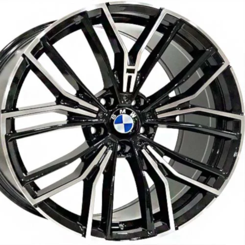 19 inç 5x112 G20 G30 Ön Arka Uyumlu Siyah Elmas Kesim Jant Modeli (4 Adet)