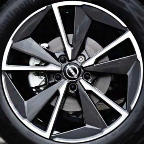 19 inç 5x114.3 Qashqai Uyumlu Siyah Elmas Kesim Jant Modeli (4 Adet)