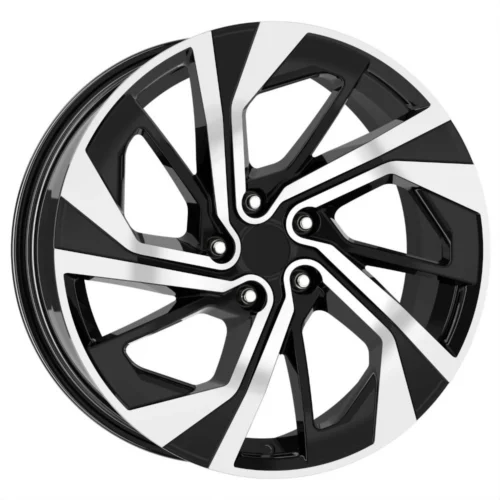 19 inç 5x114.3 Qashqai Uyumlu Siyah Elmas Kesim Jant Modeli (4 Adet)