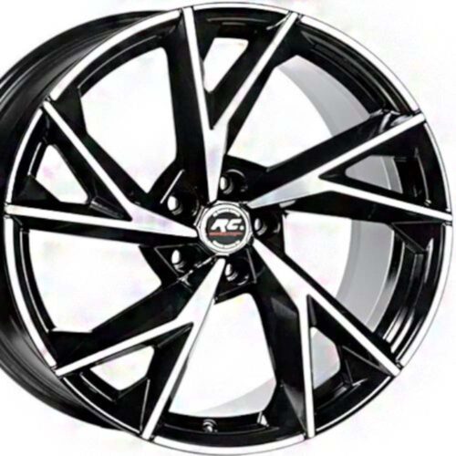20 inç 5x112 A5 A6 Uyumlu Siyah Elmas Kesim Jant Modeli (4 Adet)