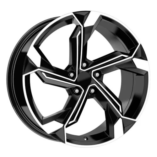20 inç 5x112 A5 A6 Uyumlu Siyah Elmas Kesim Jant Modeli (4 Adet)