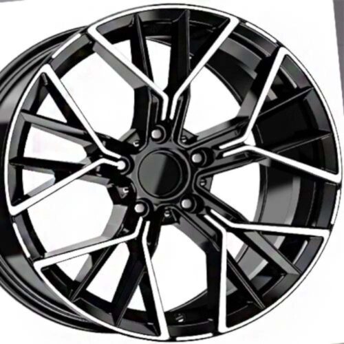 20 inç 5x112 G11 G12 G30 Ön Arka Uyumlu Siyah Elmas Kesim Jant Modeli (4 Adet)