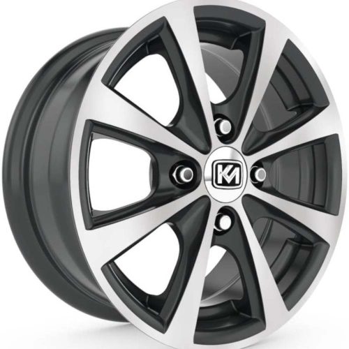 13 inç 4x100 Siyah Elmas Kesim Jant Modeli (4 Adet)