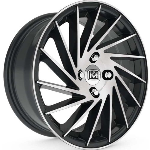14 inç 4x100 Clio Symbol İ20 Getz Linea Uyumlu Siyah Elmas Kesim Jant Modeli (4 Adet)