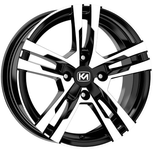 14 inç 4x108 Fiesta Uyumlu Siyah Elmas Kesim Jant Modeli (4 Adet)