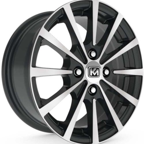 14 inç 4x108 Fiesta Uyumlu Siyah Elmas Kesim Jant Modeli (4 Adet)