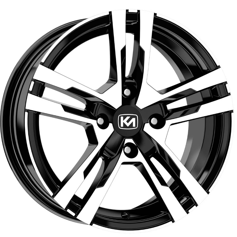 15 inç 4x114.3 Carisma Uyumlu Siyah Elmas Kesim Jant Modeli (4 Adet)
